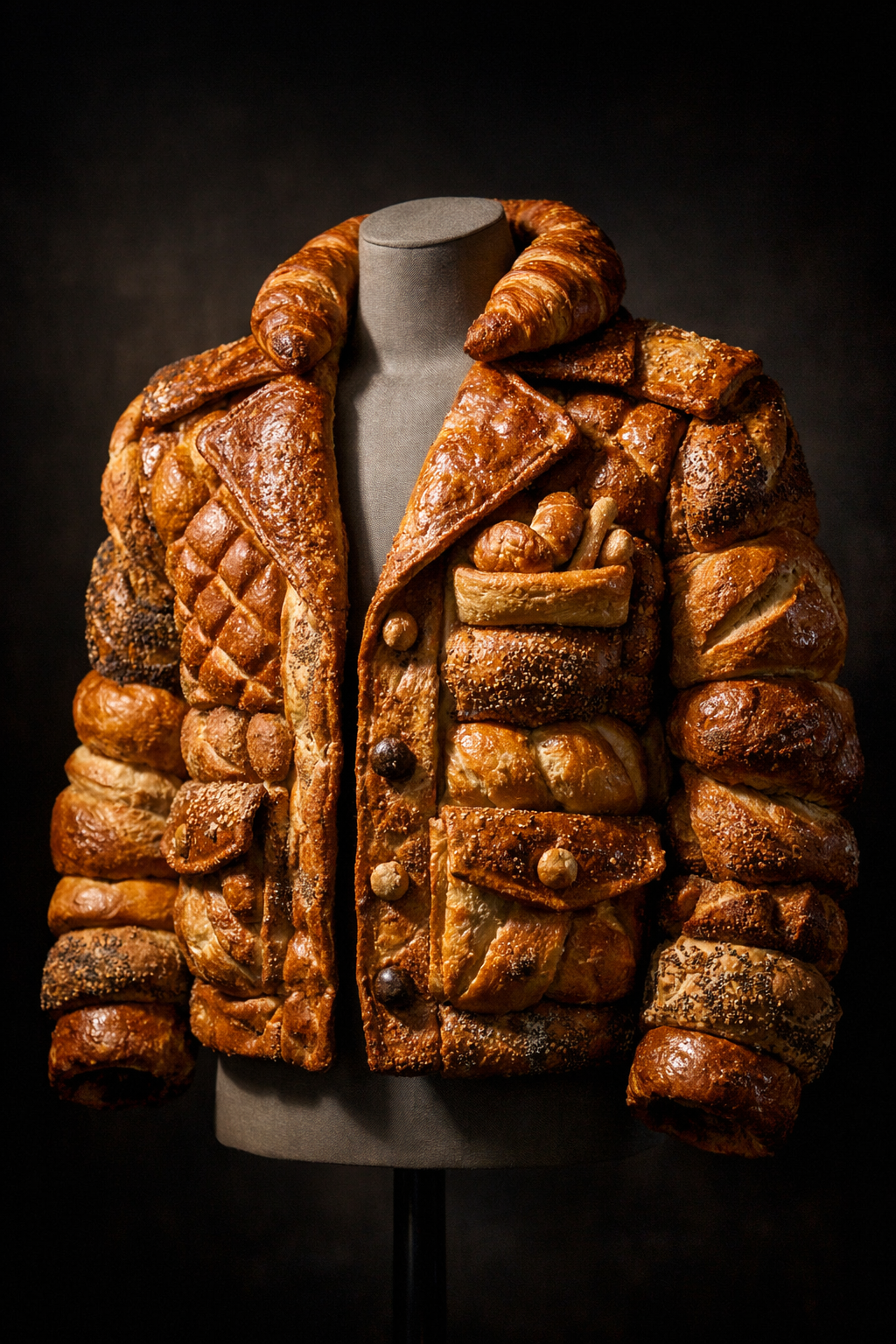 Veste en viennoiseries