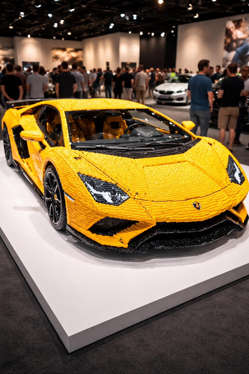 Voiture grandeur nature en LEGO